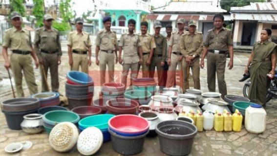 Police seized 10 illegal liquor shops Police seized 10 illegal liquor shops